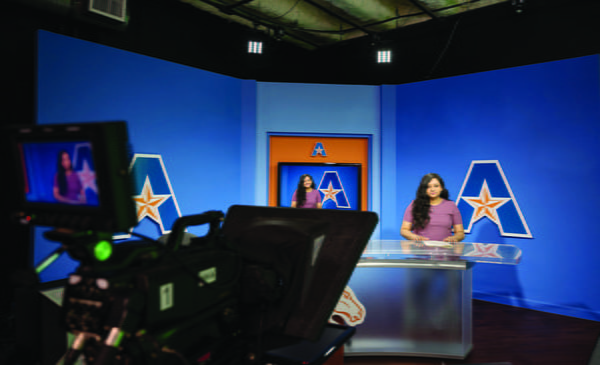 Amon G. Carter Foundation donation for UTA's broadcast production studio